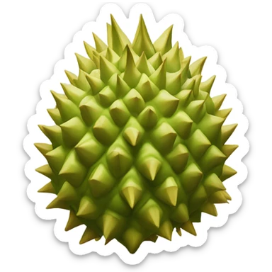 Durian fruit emoji  sticker