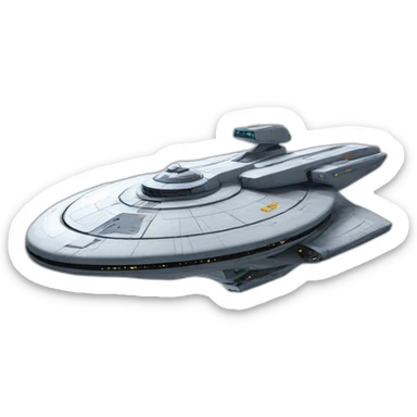 startrek enterprise starship sticker