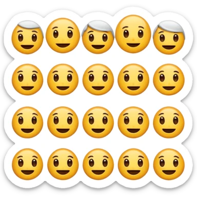 Bu emojiyi farklı ifadelerde de çiz müzik dinlerken sticker