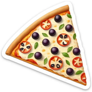 pizza Veggie slice (peppers/olives) sticker
