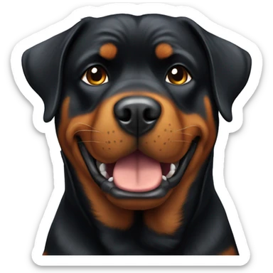 rottweiler dog sticker