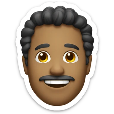 the good: the bad, the angular center of justice grin sticker