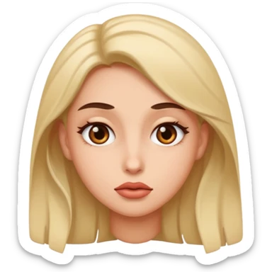 seductive eye roll sticker