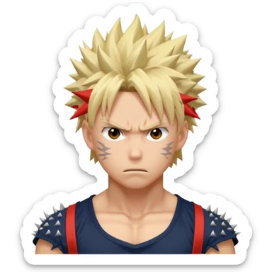 Katsuki bakugo sticker