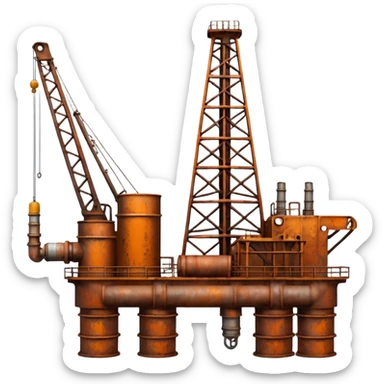 Extraction of petroleum sticker