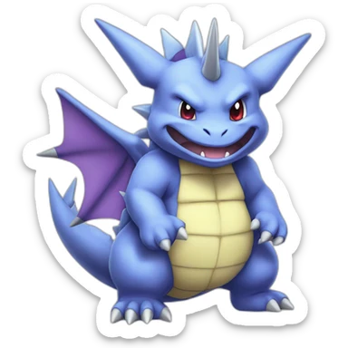 Nidoking pokemon sticker