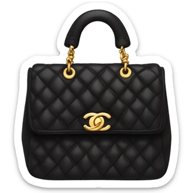 black chanel bag sticker