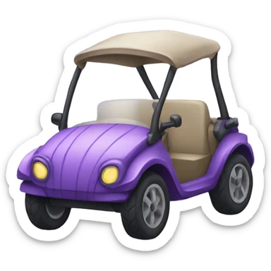 Purple buggy sticker