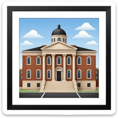 Courthouse sticker