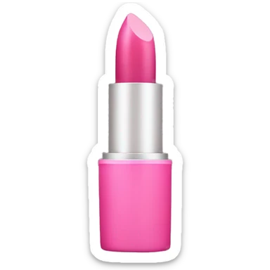 Pink lipstick sticker