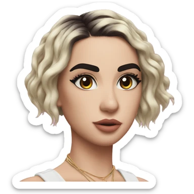 Dua Lipa houdini sticker