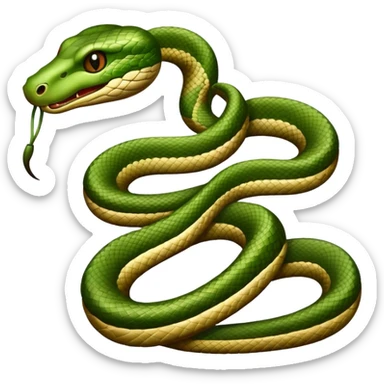 Samoan snake sticker