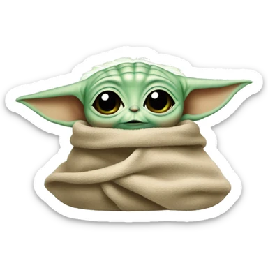 Baby yoda sticker