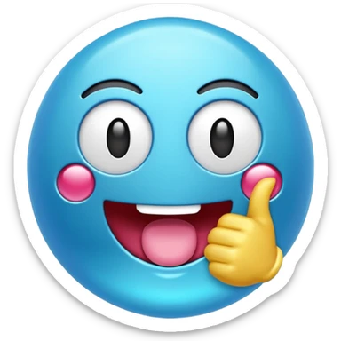 Crea un emoji de la verificación de tik tok con el bien  sticker