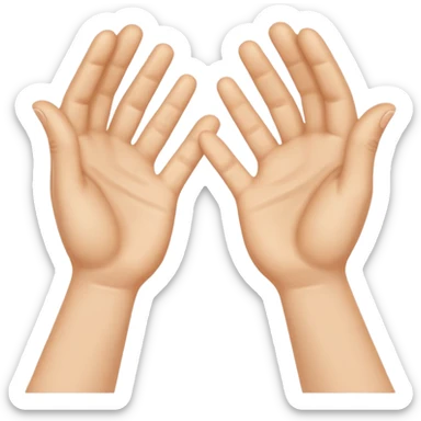 hands that are clapping sticker