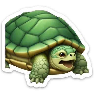 turtle snoring sticker
