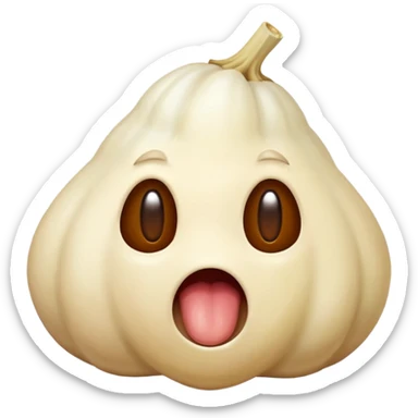 Poop eating garlic sticker