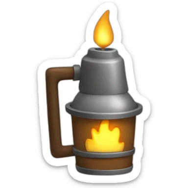 Corredor con antorcha  sticker