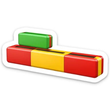 Life Bar Variants (Red = near death, yellow = ok, green = full health) sticker