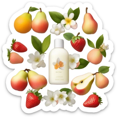 Top note: Strawberry, pear, apple
Medium note: Peach blossom, jasmine, orange blossom
Base note: Vanilla, patchouli, sandalwood, cedar sticker