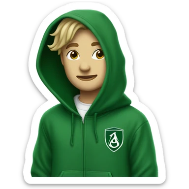 Slytherin hoodie  sticker