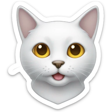 Gato fantasma sticker