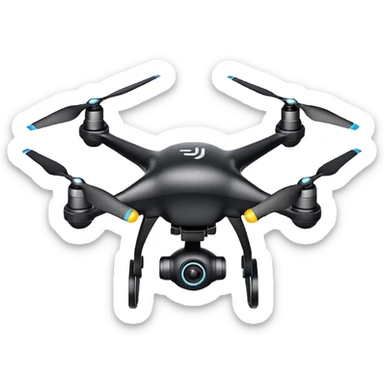 emoji drone DJI sticker