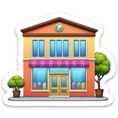 petshop building sticker