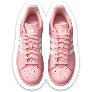 Light pink adidas shoes sticker