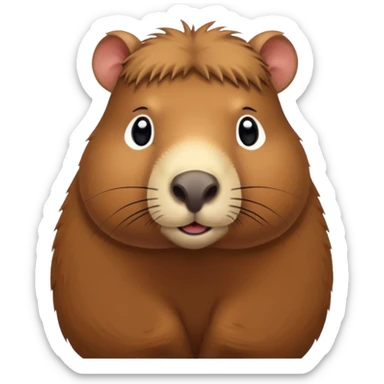Capybara sticker