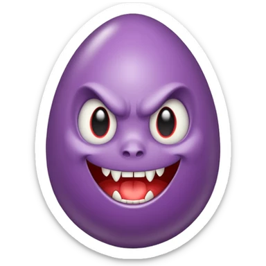 vampire easter egg cute sticker