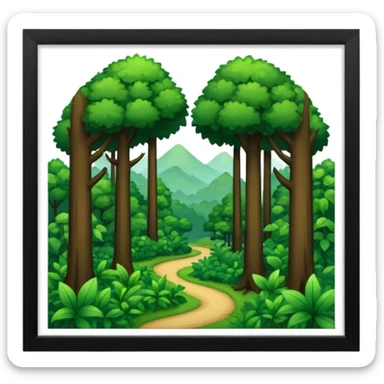 nature frame sticker