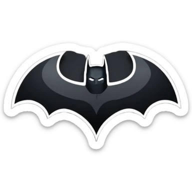 batman logo sticker