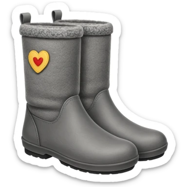 valenki felt boots without heels on soft soles sticker