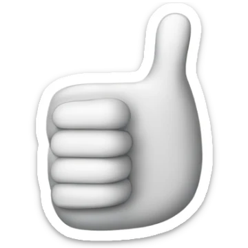 Thumb up with bandage on thumb sticker