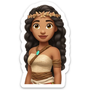 princess moana sticker