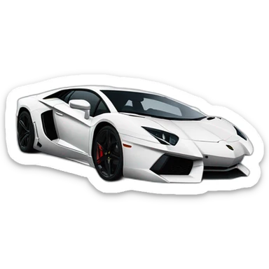 Lamborghini Aventador ultimae sticker