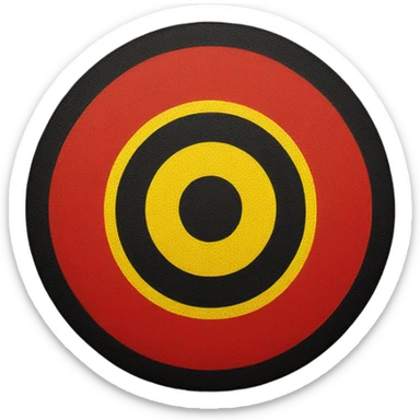 Aboriginal flag sticker