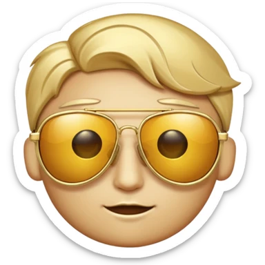 fancy sunglasses sticker