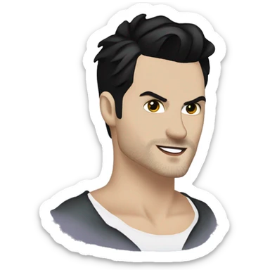 Michael malarkey as Enzo Vampire Diaries  sticker