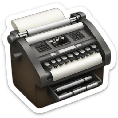 Stenograph sticker