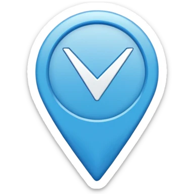 Verificación color azul para redes sticker