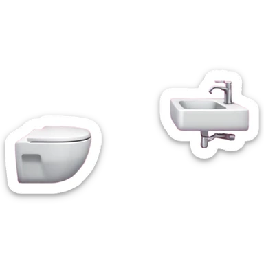 pink bathroom sticker