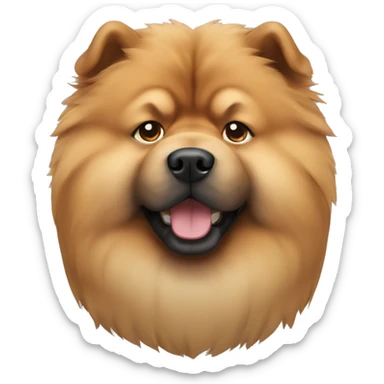 Chow chow dog  sticker