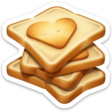 Sliced bread chips sticker