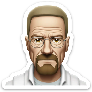 breaking bad walter white sticker