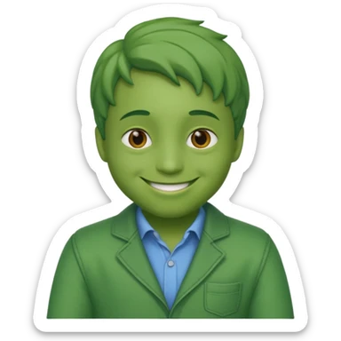 Pascal con ropita sticker