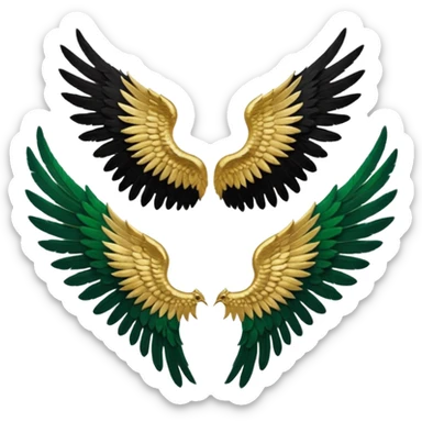 I would like to create unique wings I can use in my poem titles for the Archangels: Lucifer, Michael, Gabriel, Raphael, and Uriel sticker