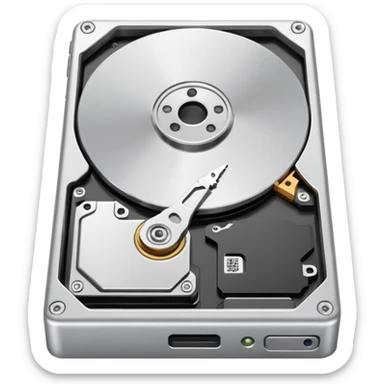 low storage on hard drive sticker