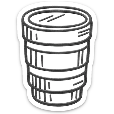 basic monochrome camera lens icon, black outline, no fill or detail sticker